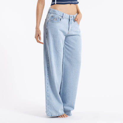 Jean Low Rise Super Wide Leg Sky Blue