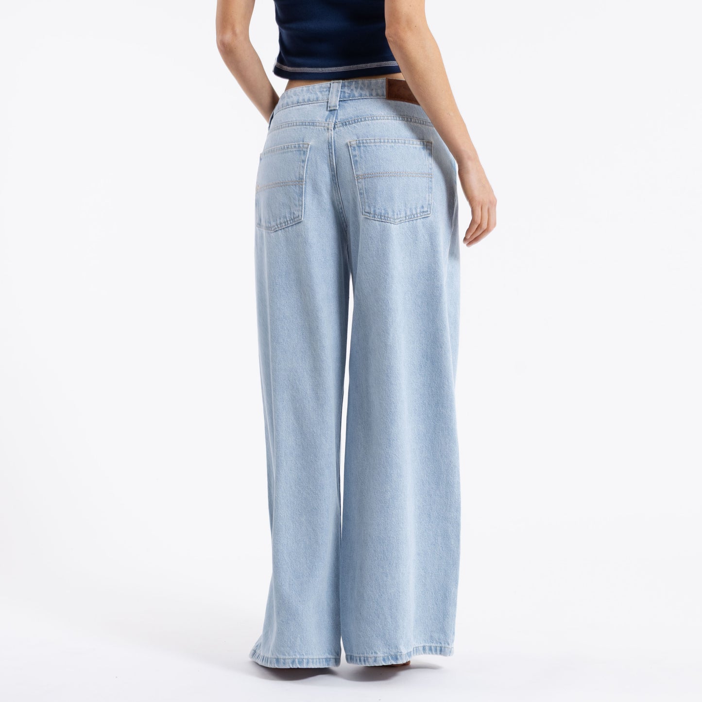 Jean Low Rise Super Wide Leg Sky Blue