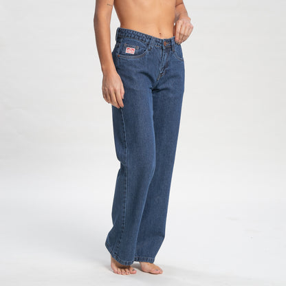 Jean Rusty Lucky Straight Low Rise Jean Ld Blue