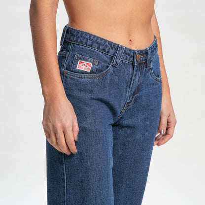 Jean Rusty Lucky Straight Low Rise Jean Ld Blue