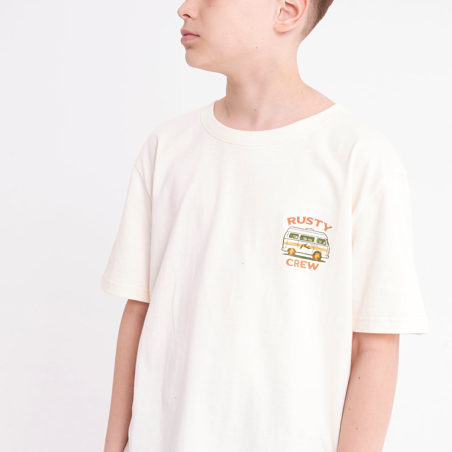 Remera Lungud Junior Off White