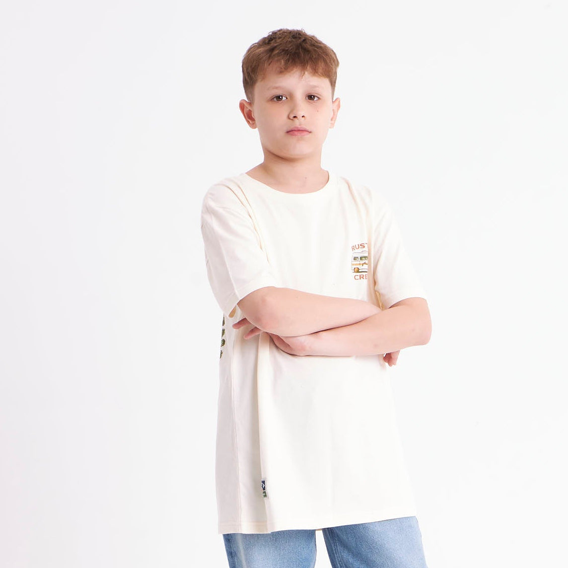 Remera Lungud Junior Off White