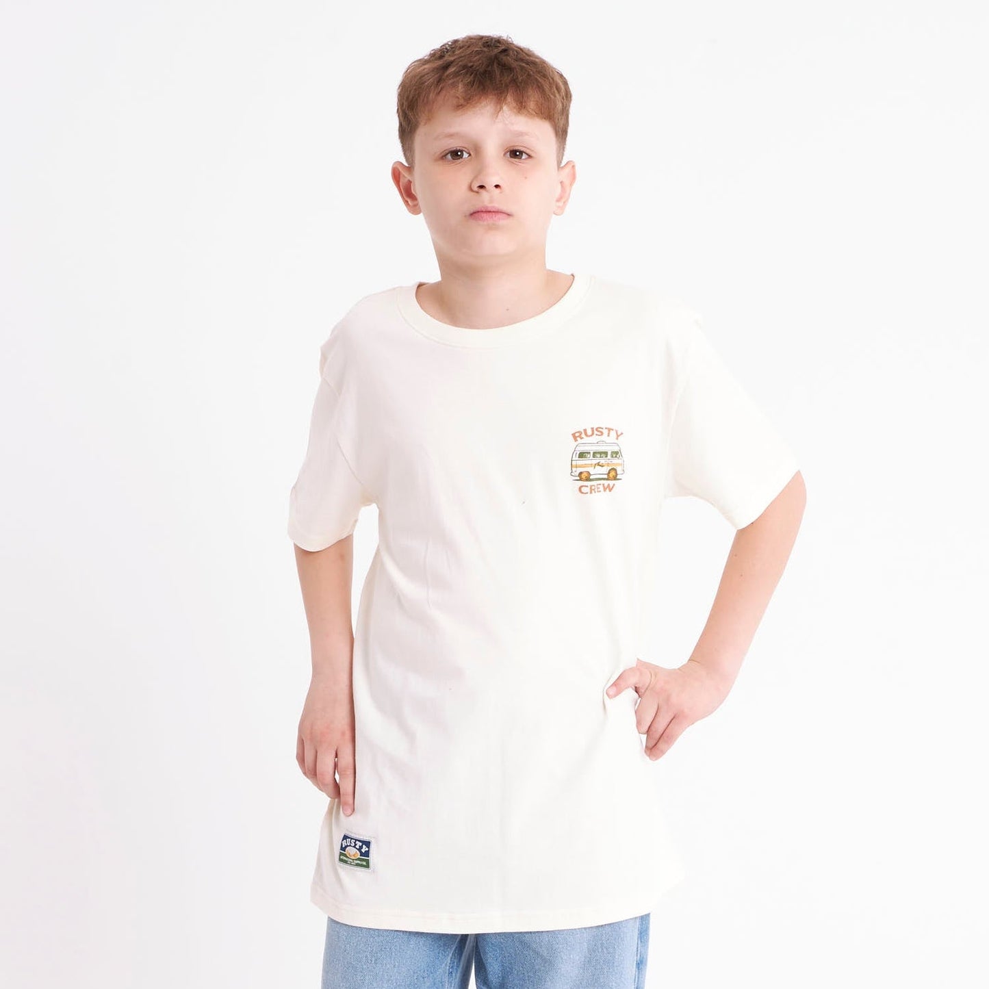Remera Lungud Junior Off White