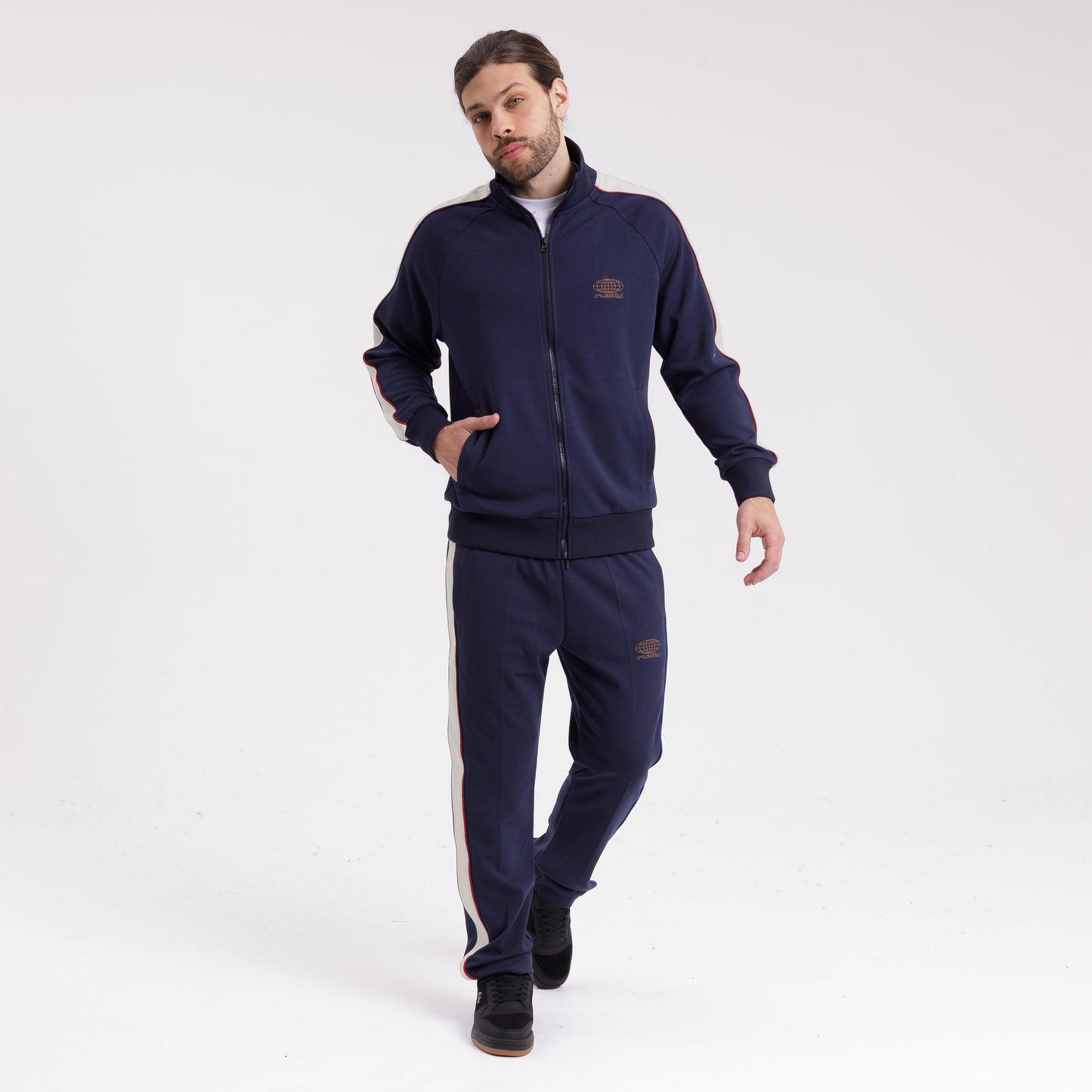 Campera Canguro Lykke Zip Navy