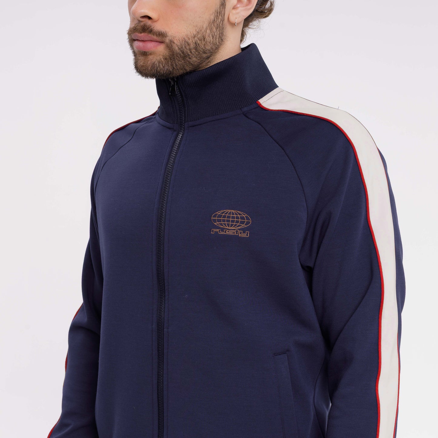 Campera Canguro Lykke Zip Navy