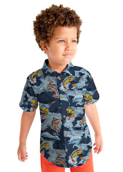 Camisa Mc Mahi Fish Runts Multi