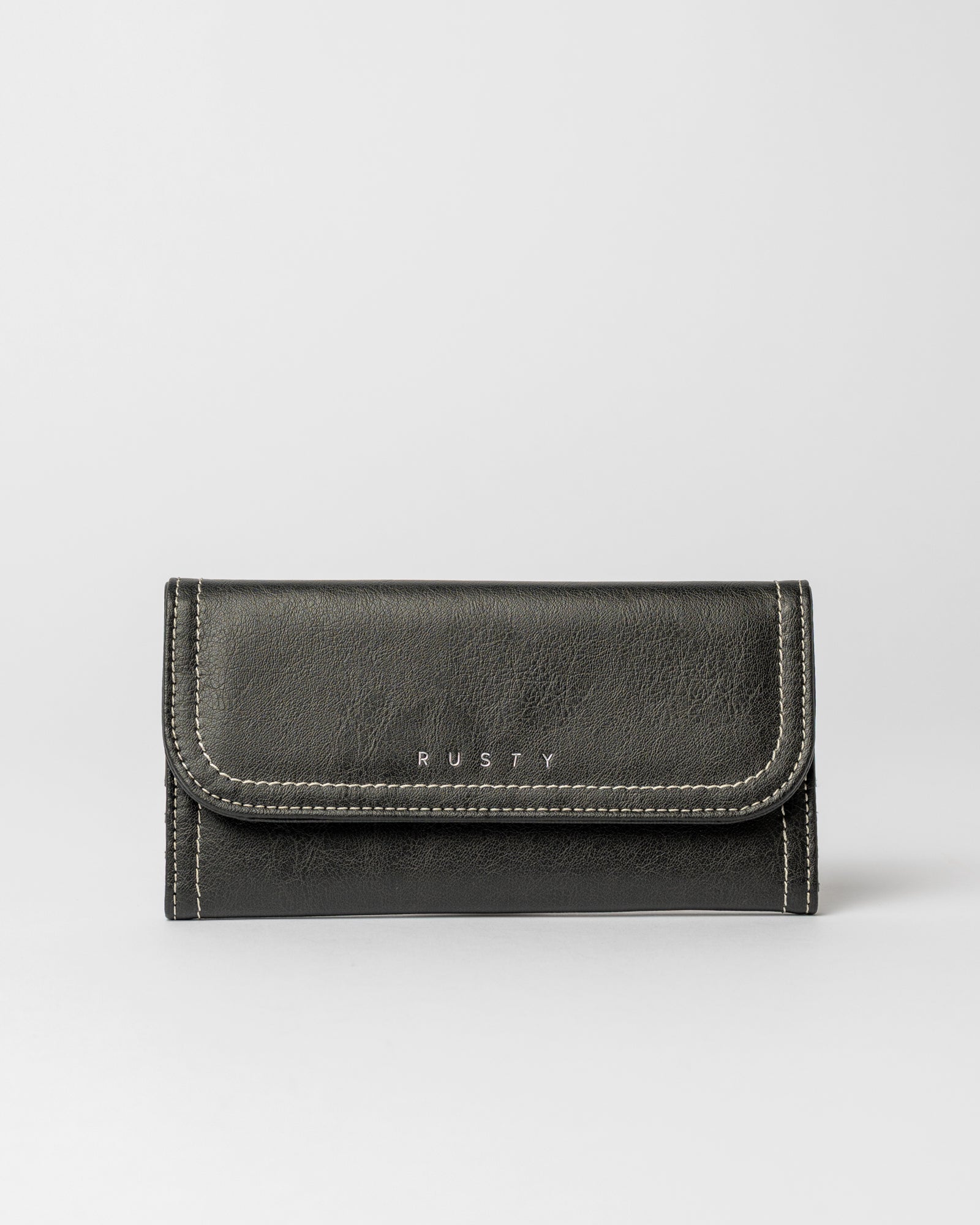 Billetera Mallory Flap Wallet Black