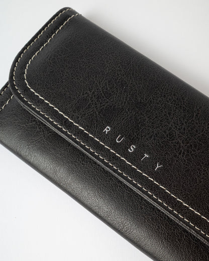 Billetera Mallory Flap Wallet Black