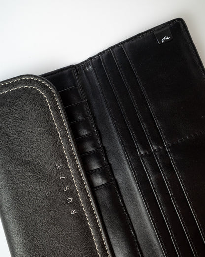Billetera Mallory Flap Wallet Black