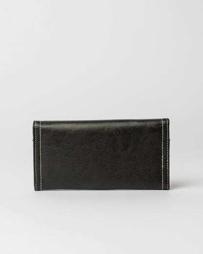 Billetera Mallory Flap Wallet Black
