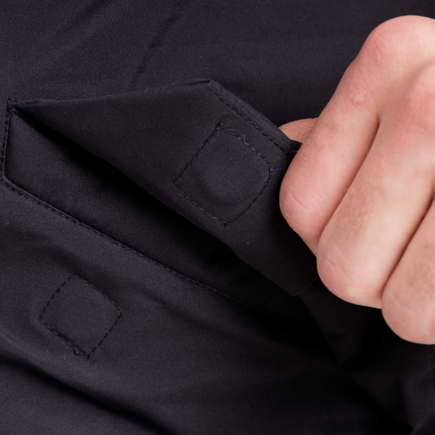 Campera Abrigo Manchester Black