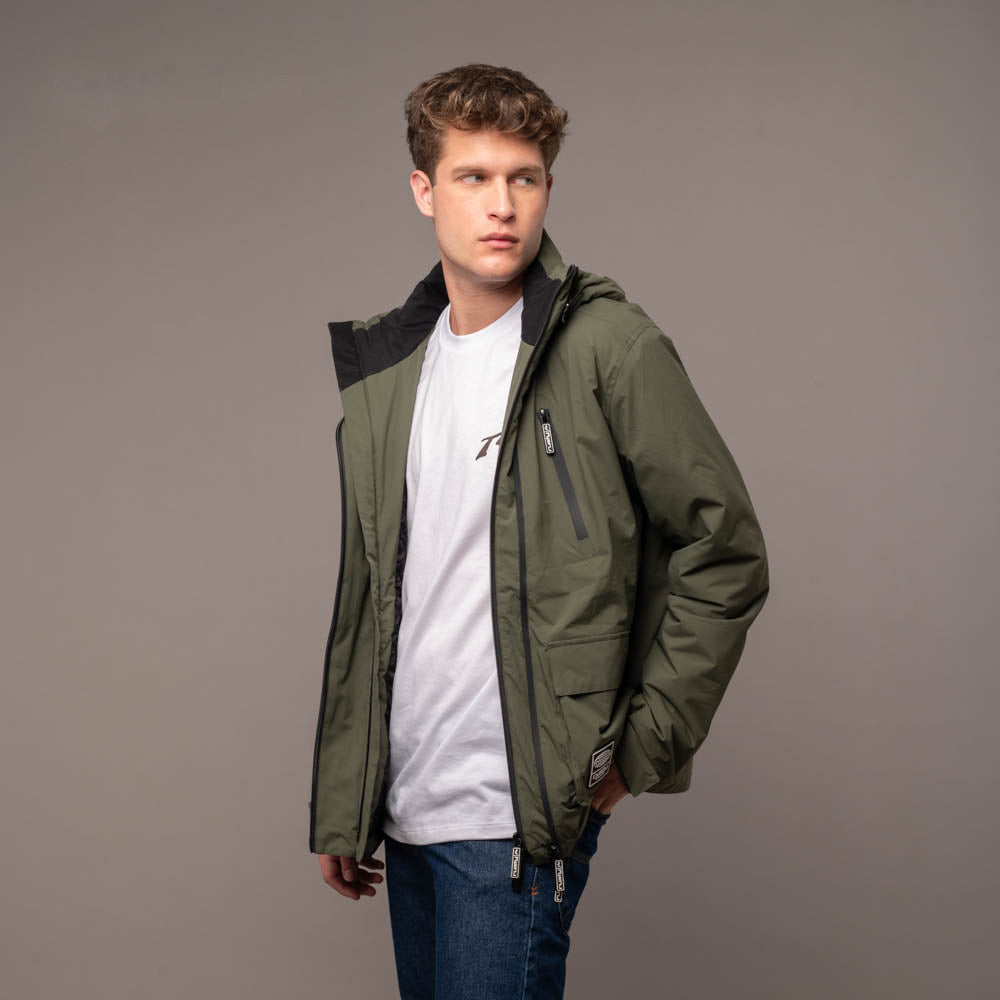 Campera Abrigo Matching Army