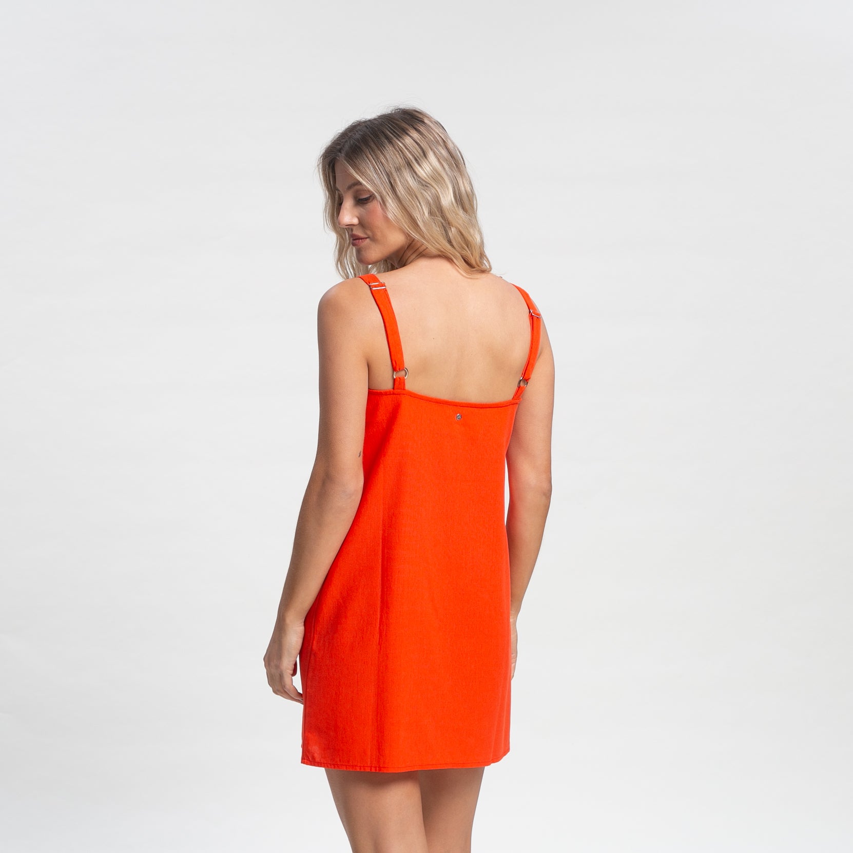 Vestido Meg Slip Red