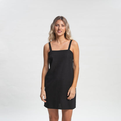 Vestido Meg Slip Black