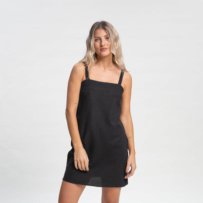 Vestido Meg Slip Black