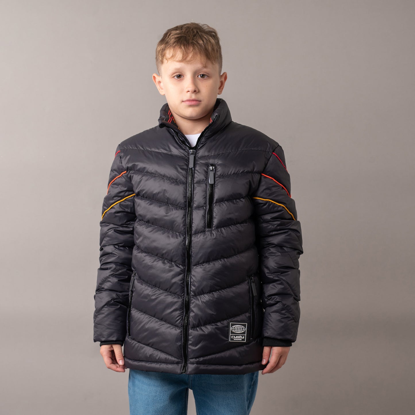 Campera Abrigo Rusty Mobiler Jacket Jr* Black