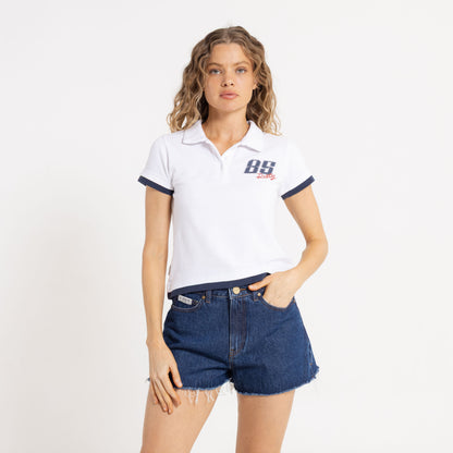 Remera Mock Layer MINI White