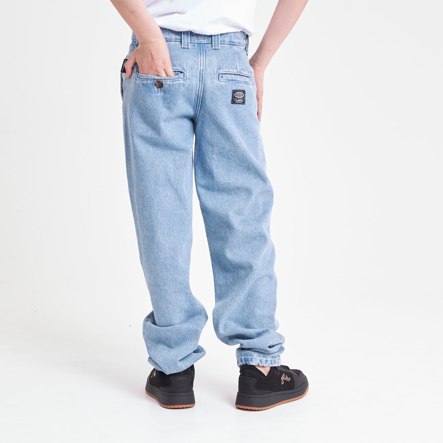 Jean Morty Skate Junior Flat Sky