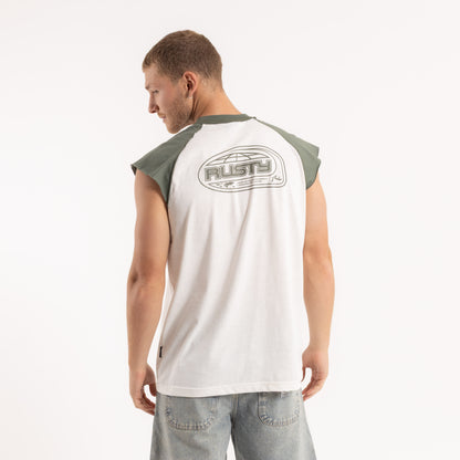 Musculosa Cold Rew Off White/Shadow Army
