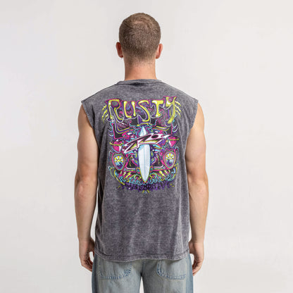 Musculosa Surf Frames Process Black