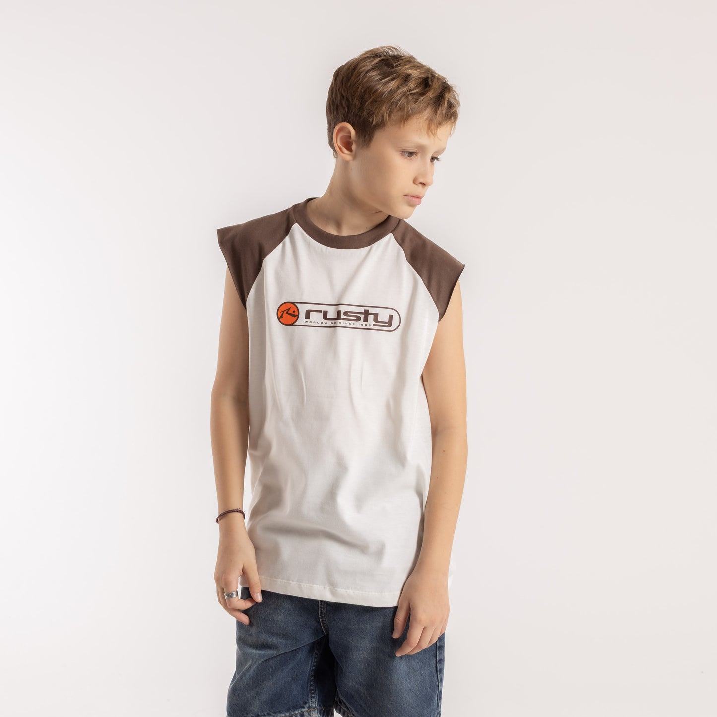 Musculosa Swagan New Junior Ecru/Pinecone