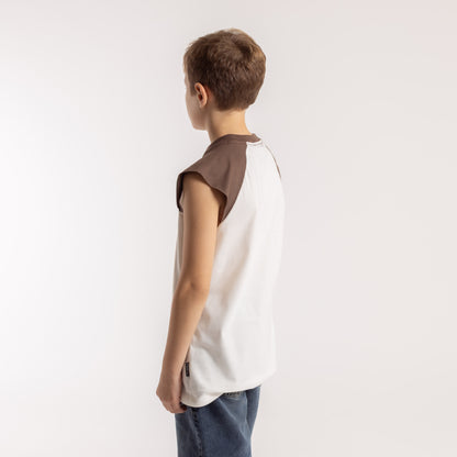 Musculosa Swagan New Junior Ecru/Pinecone