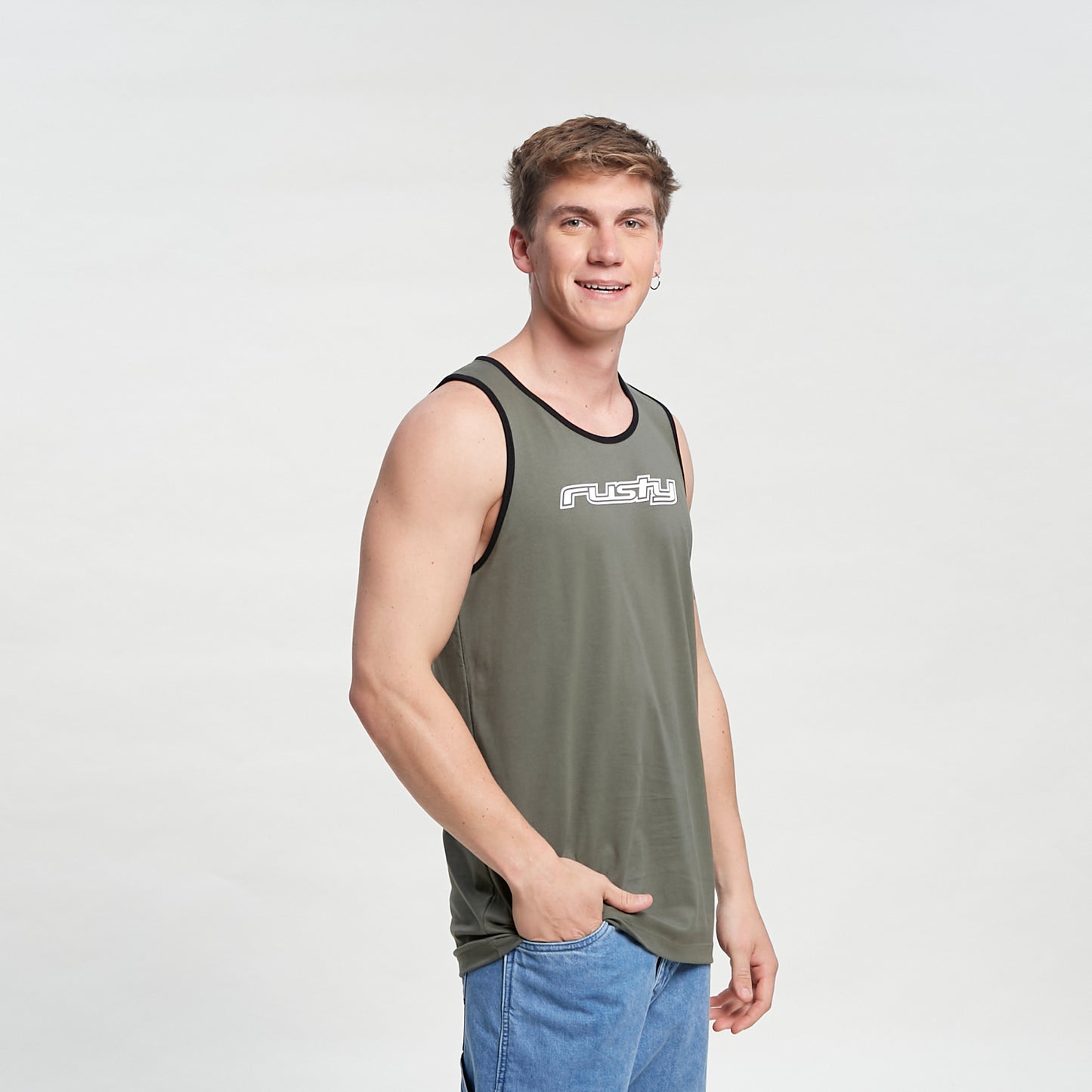 Musculosa Flip Daddy Tank Shadow Army