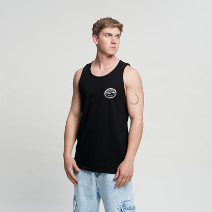 Musculosa Patch Tank Black