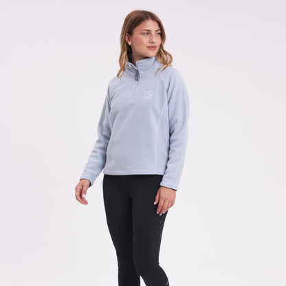 Polar Mystic Half Zip Neck Grey Ice