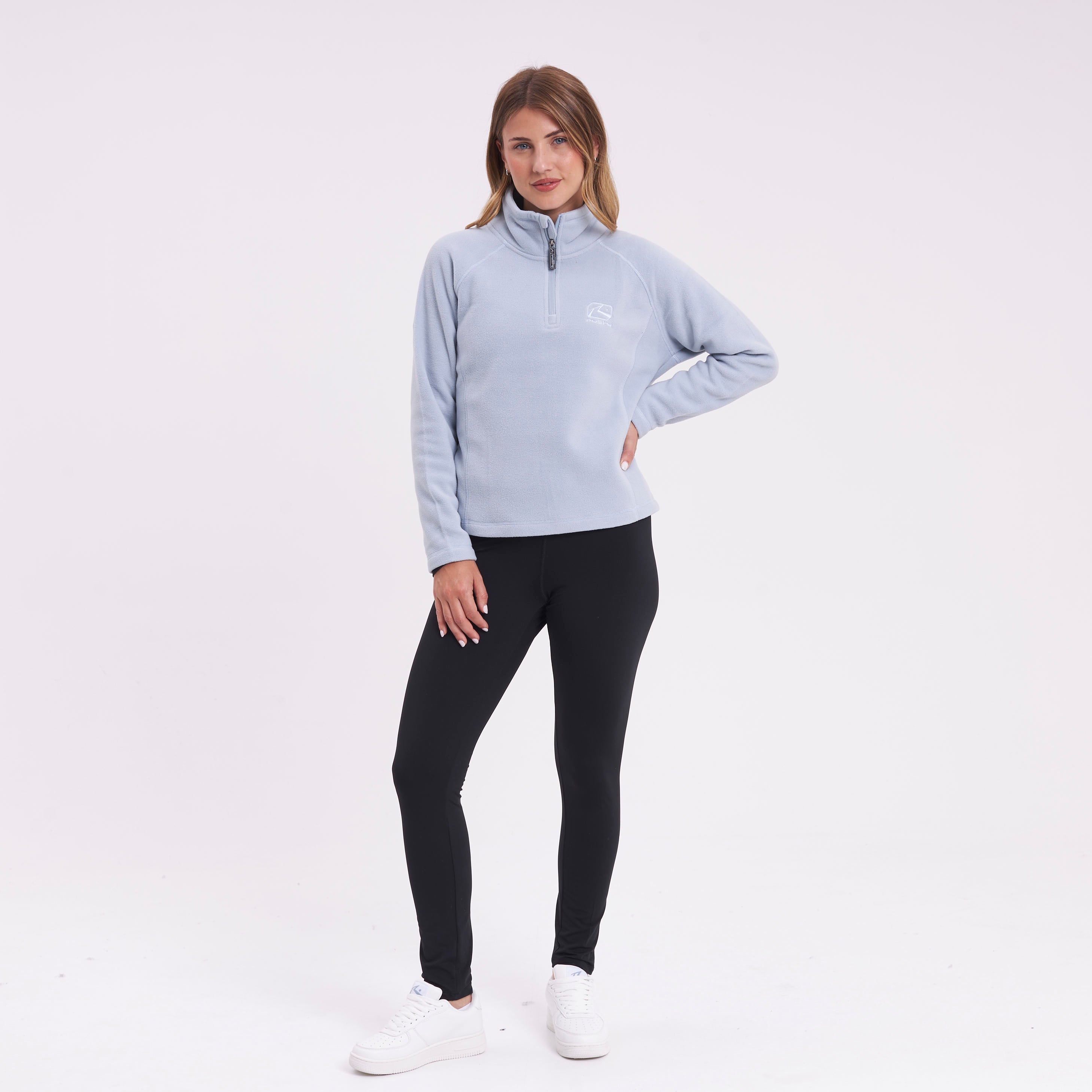 Polar Mystic Half Zip Neck Grey Ice