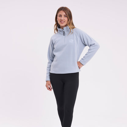 Polar Mystic Half Zip Neck Grey Ice