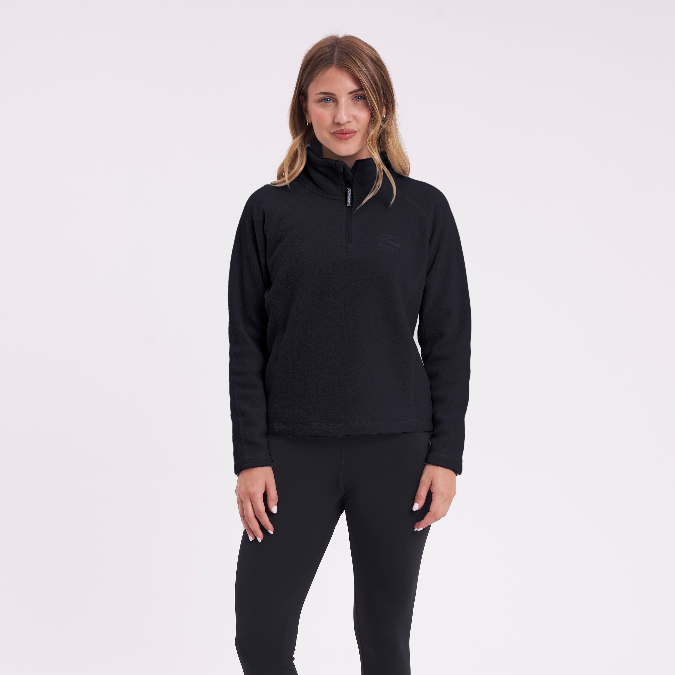 Polar Mystic Half Zip Neck Black