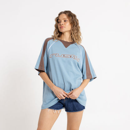 Remera Naples Contrast Oversize Sports Glacier Lake
