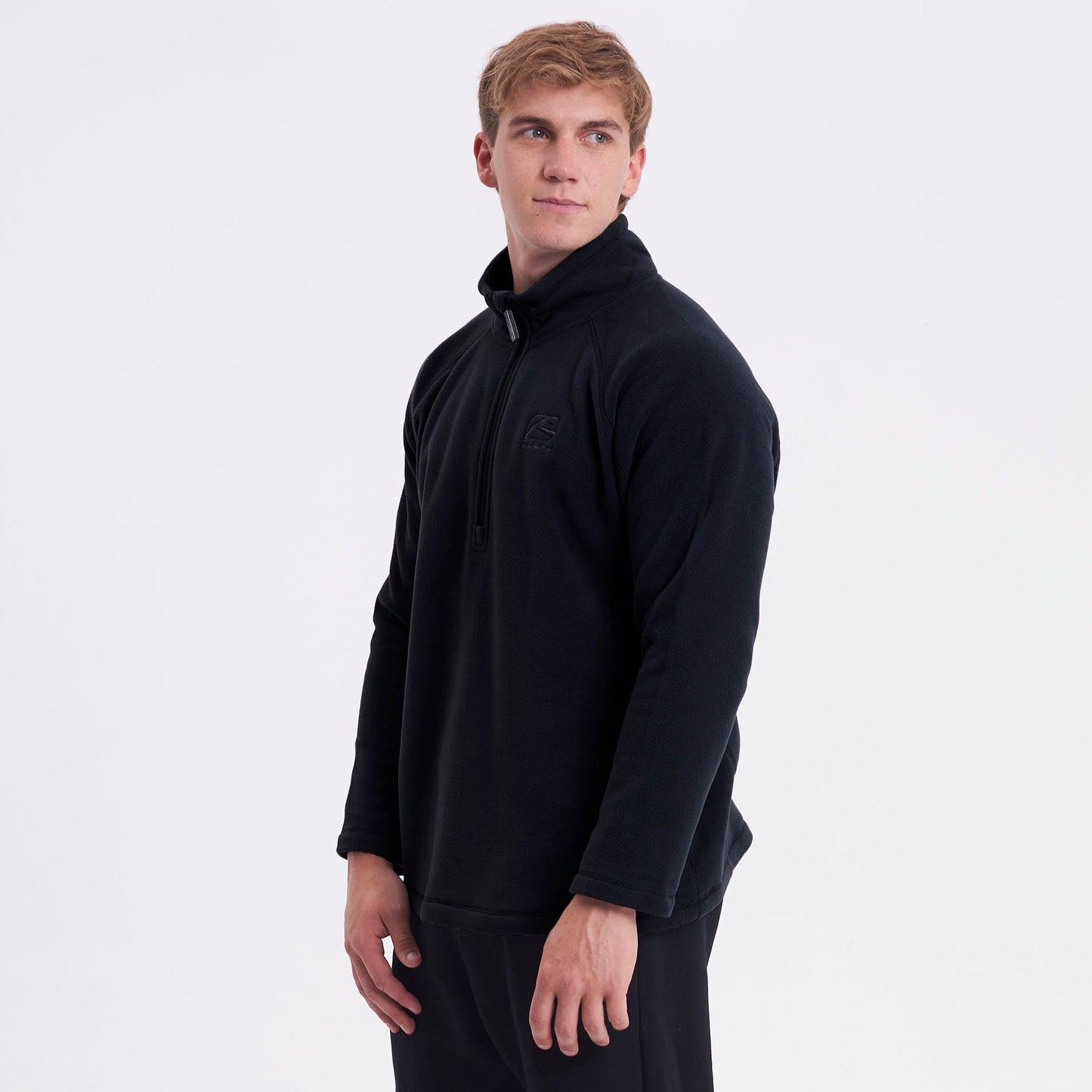 Polar Gravity Half Zip Micropolar Black