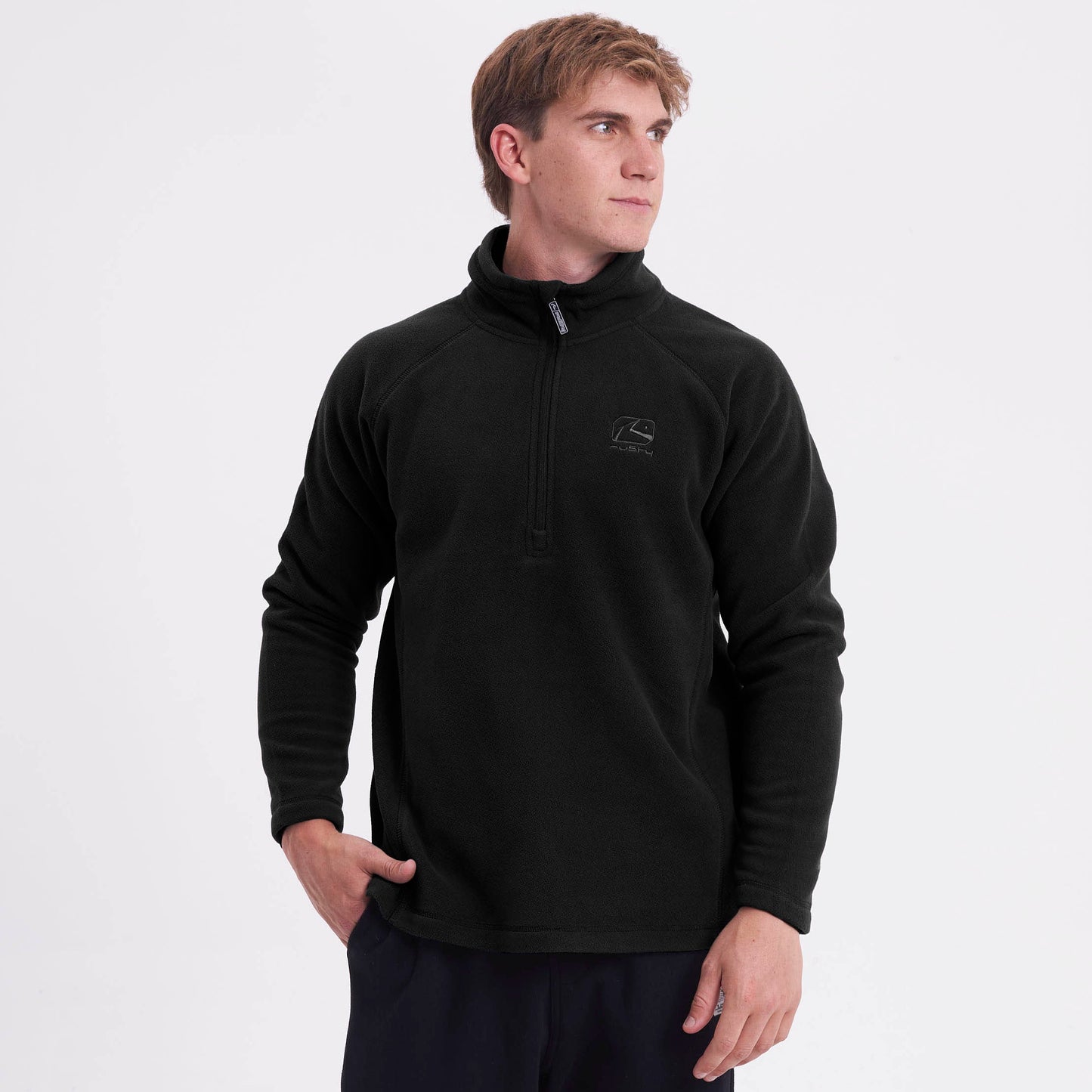 Polar Gravity Half Zip Micropolar Black