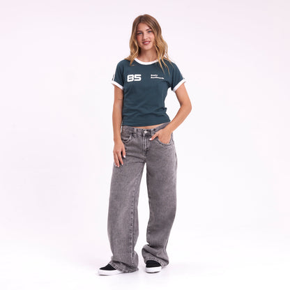 Remera Nello Ringer Mini Green Gables