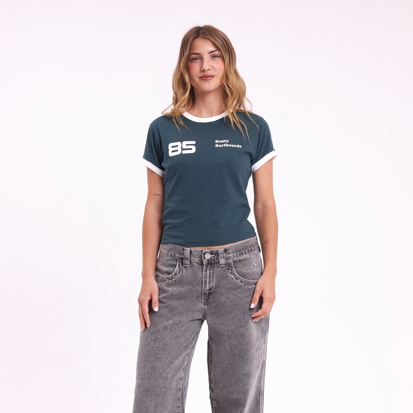 Remera Nello Ringer Mini Green Gables