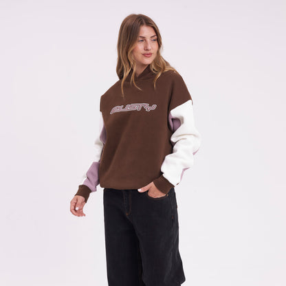 Canguro Neopole Panelled Pinecone/Berry Cream