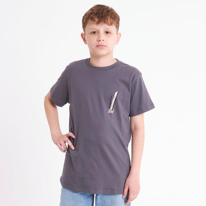 Remera New Shop Junior Dark Grey