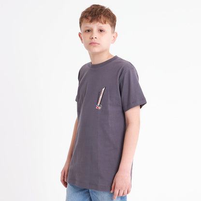 Remera New Shop Junior Dark Grey