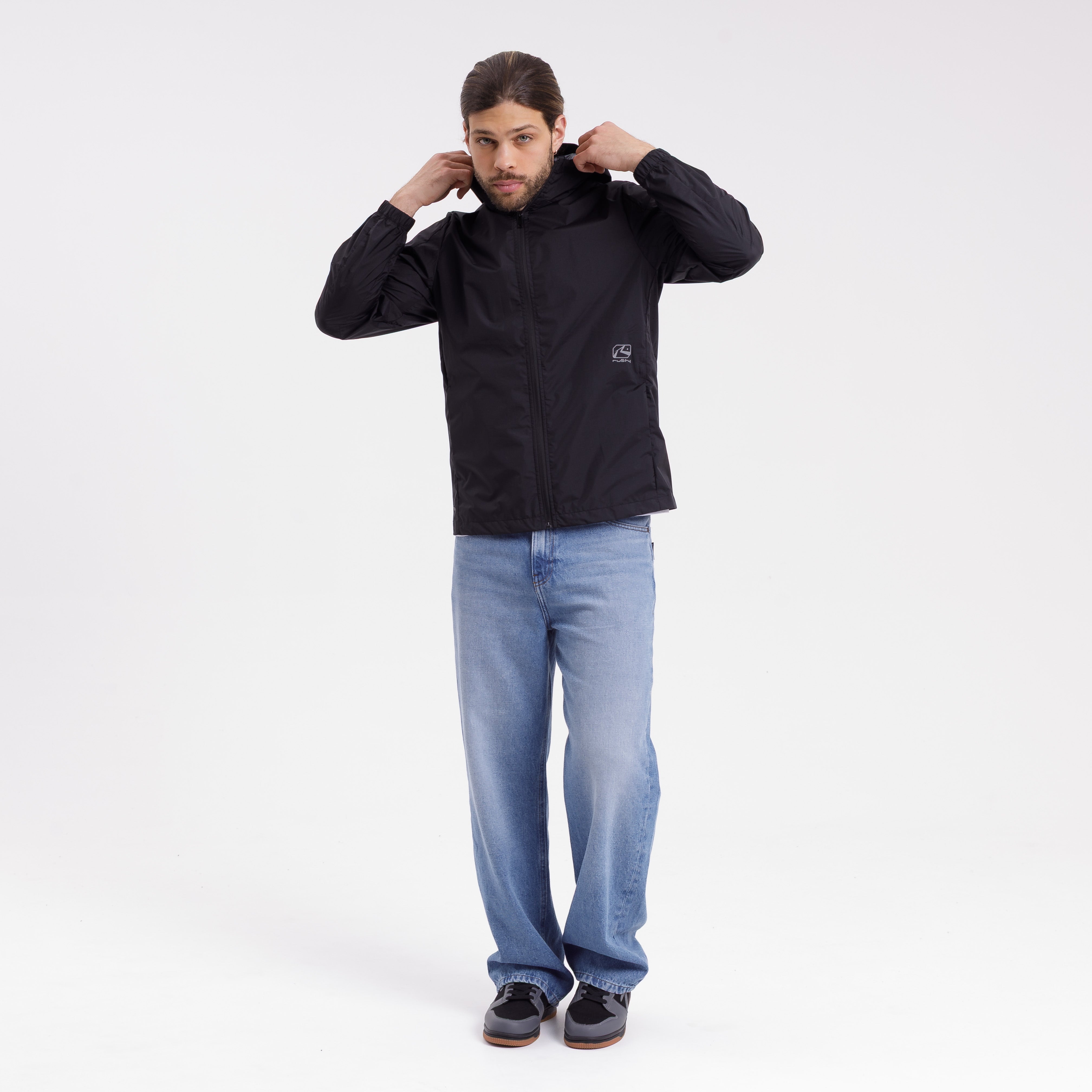 Campera Liviana No Fear Windbreaker Black