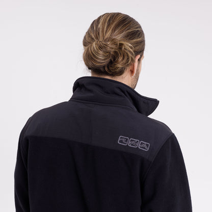 Polar Noosa Head Zip Polar Black
