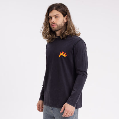 Remera On Fire Black
