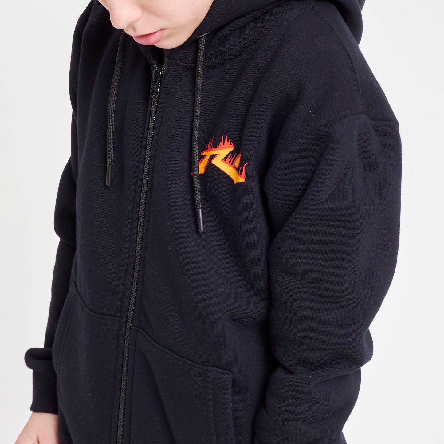 Campera Canguro On Fire Junior Black