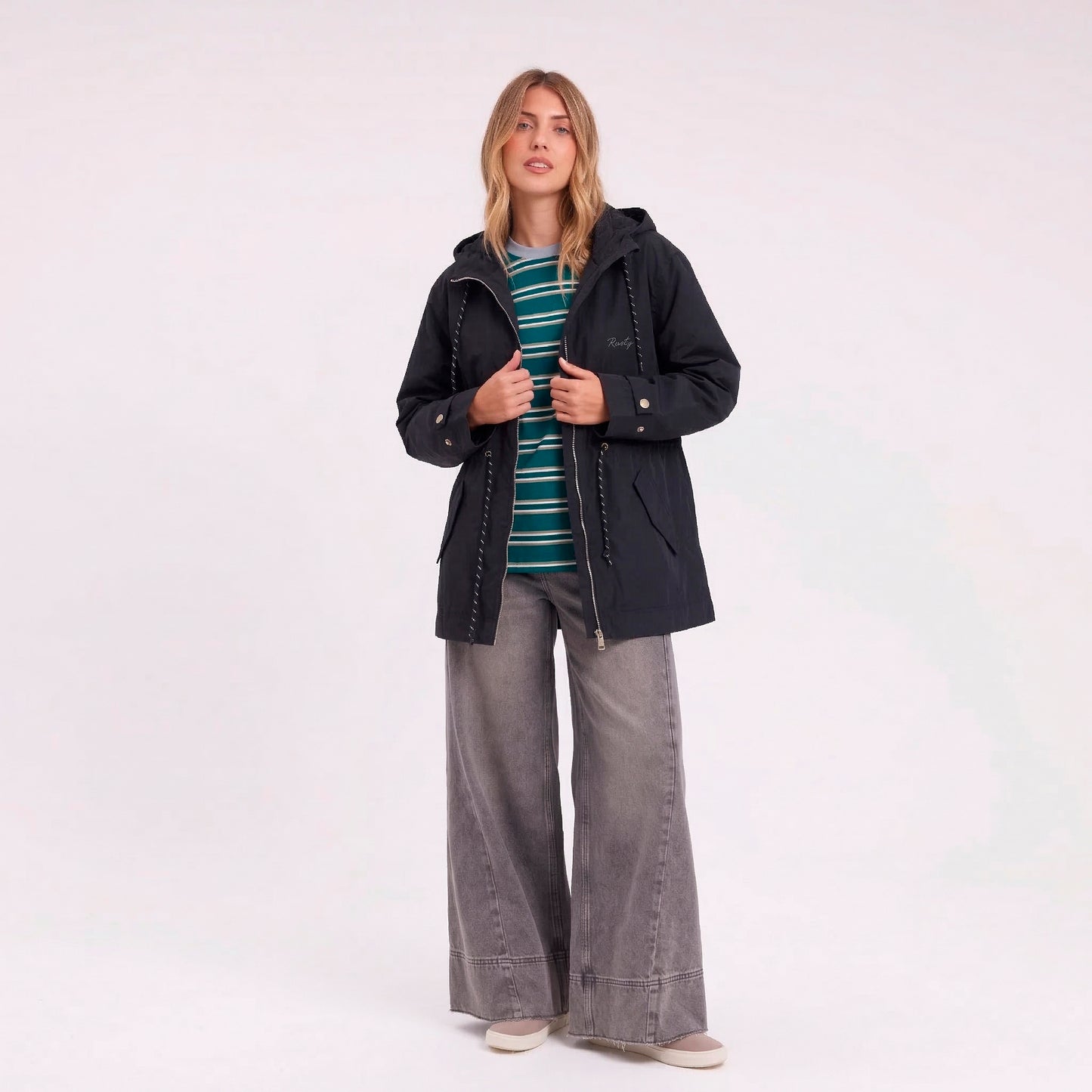 Campera Abrigo Obley Black