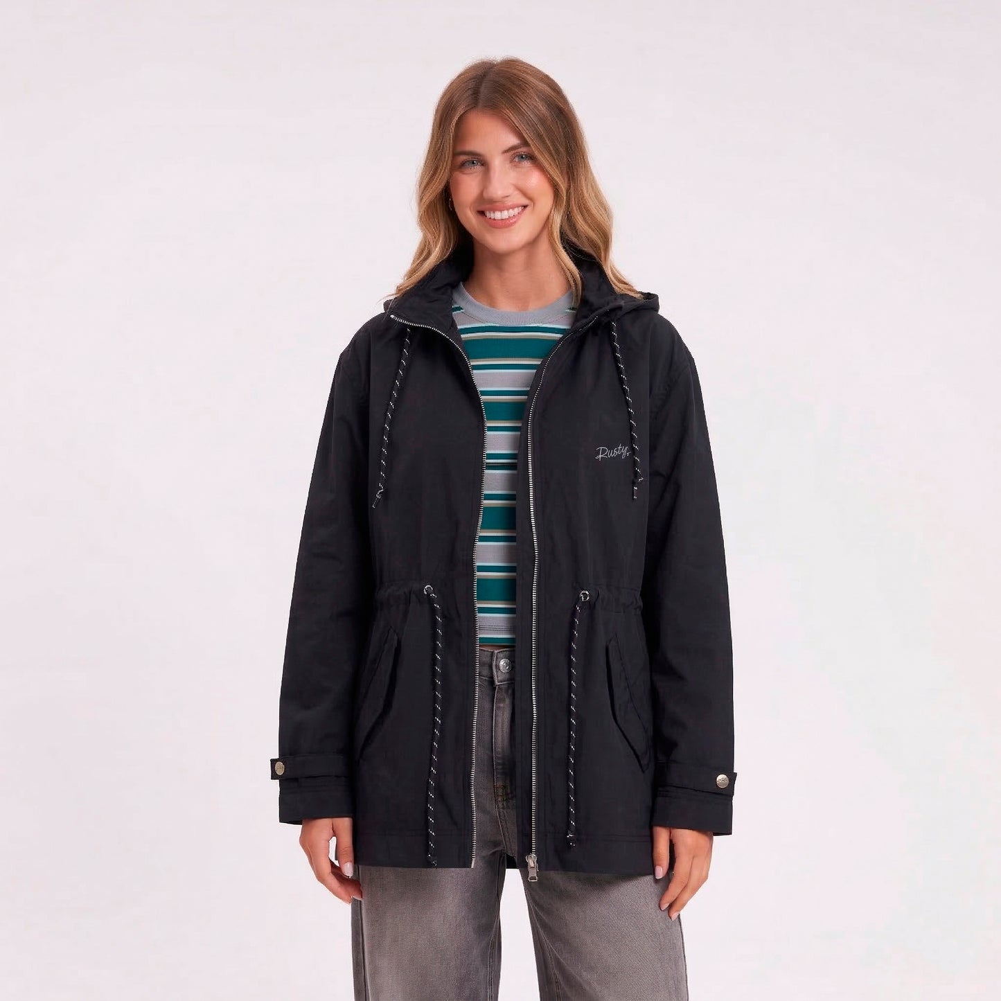 Campera Abrigo Obley Black