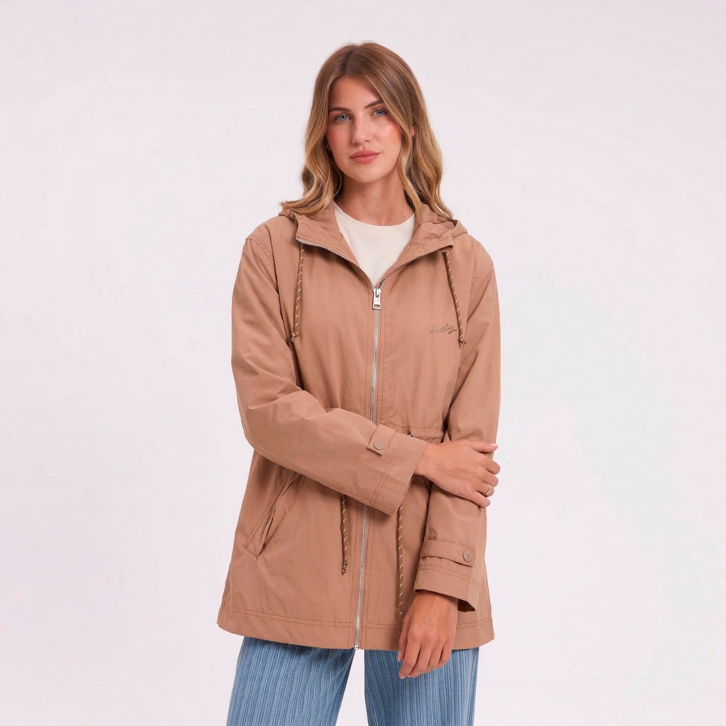 Campera Abrigo Obley Taupe