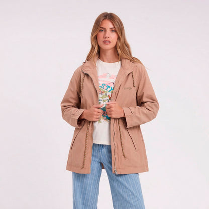 Campera Abrigo Obley Taupe