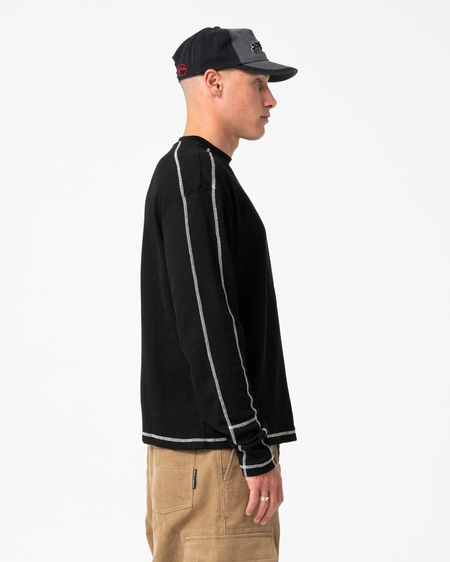 Remera Chuck No Worries Long Sleeve Black