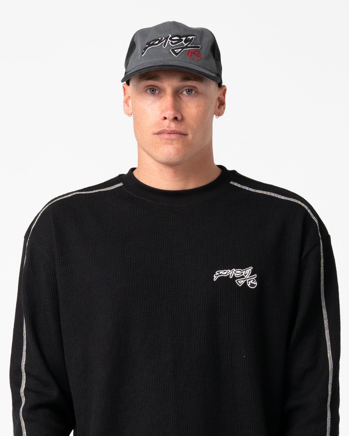 Remera Chuck No Worries Long Sleeve Black